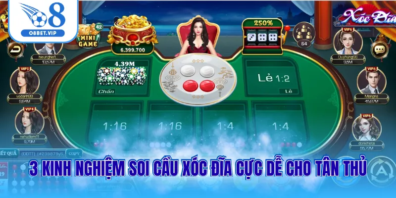3 kinh nghiệm  “vào tiền” xóc đĩa cực dễ cho tân thủ