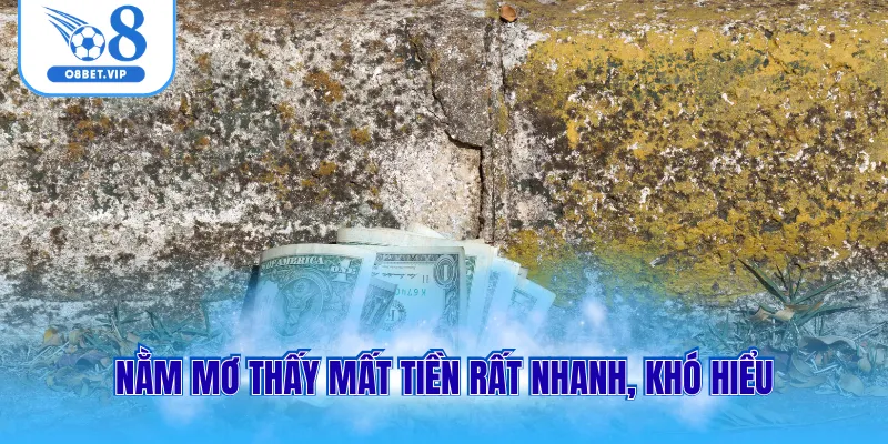Nằm mơ thấy mất tiền rất nhanh, khó hiểu